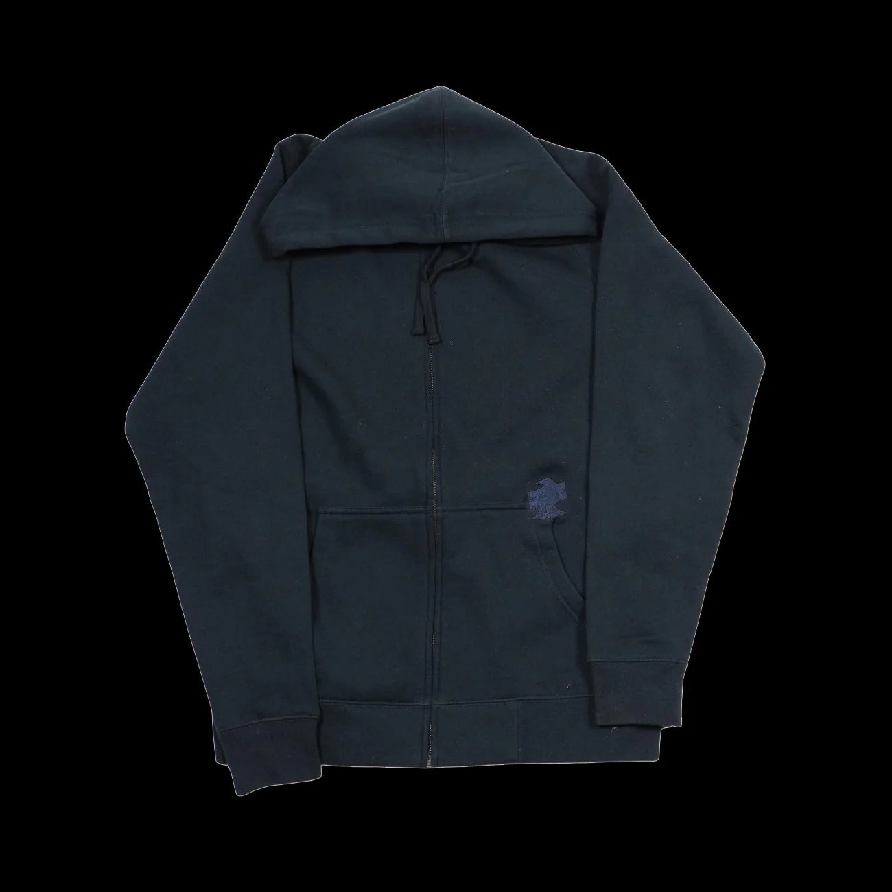 Two18 Embroidery Raven Zip Up Black