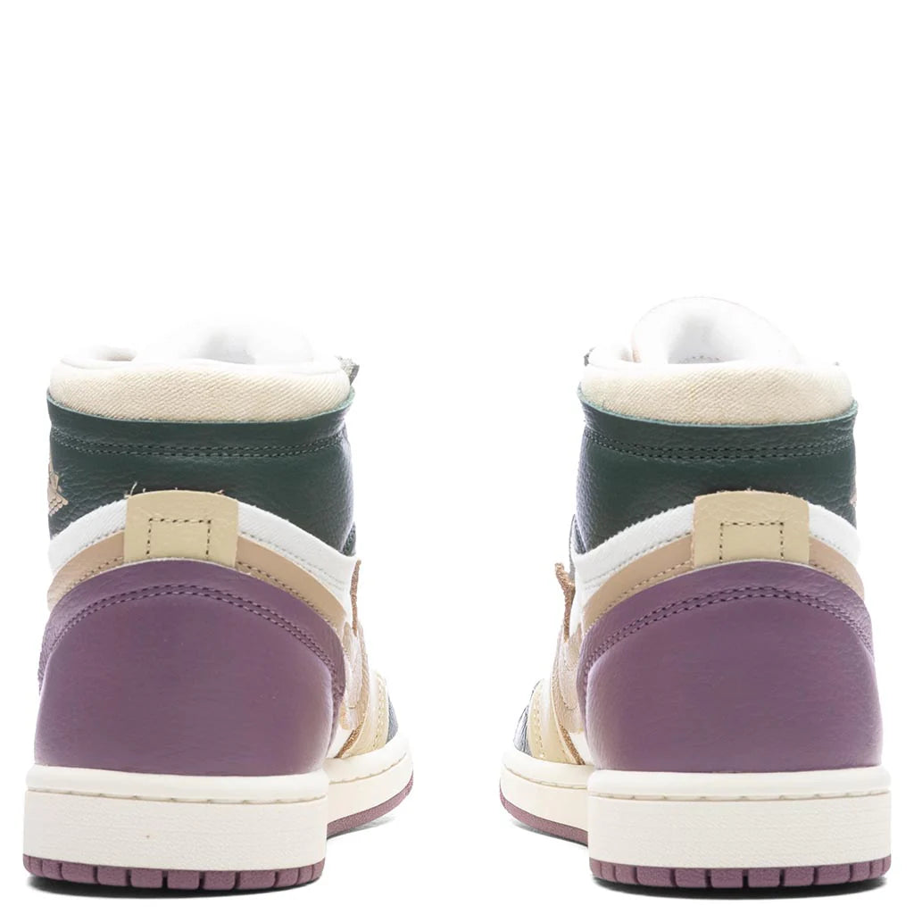 Womens Air Jordan 1 High MM Galactic Jade Desert Sail