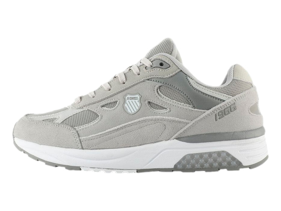 Tenis K Swiss Contender Gris y Blanco para Hombre