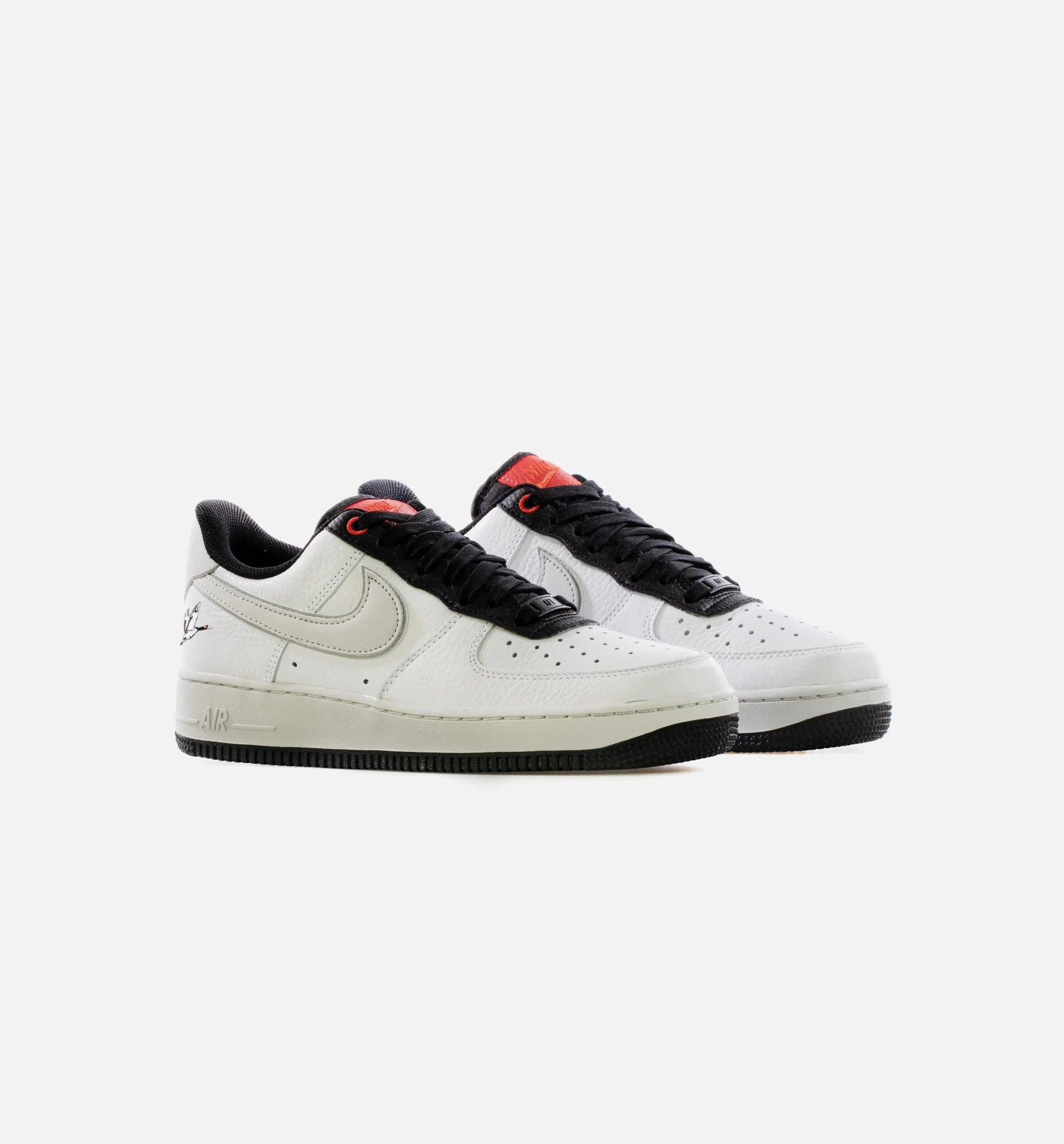 Air Force 1 Low Crane Mens Lifestyle Shoe White Black Red