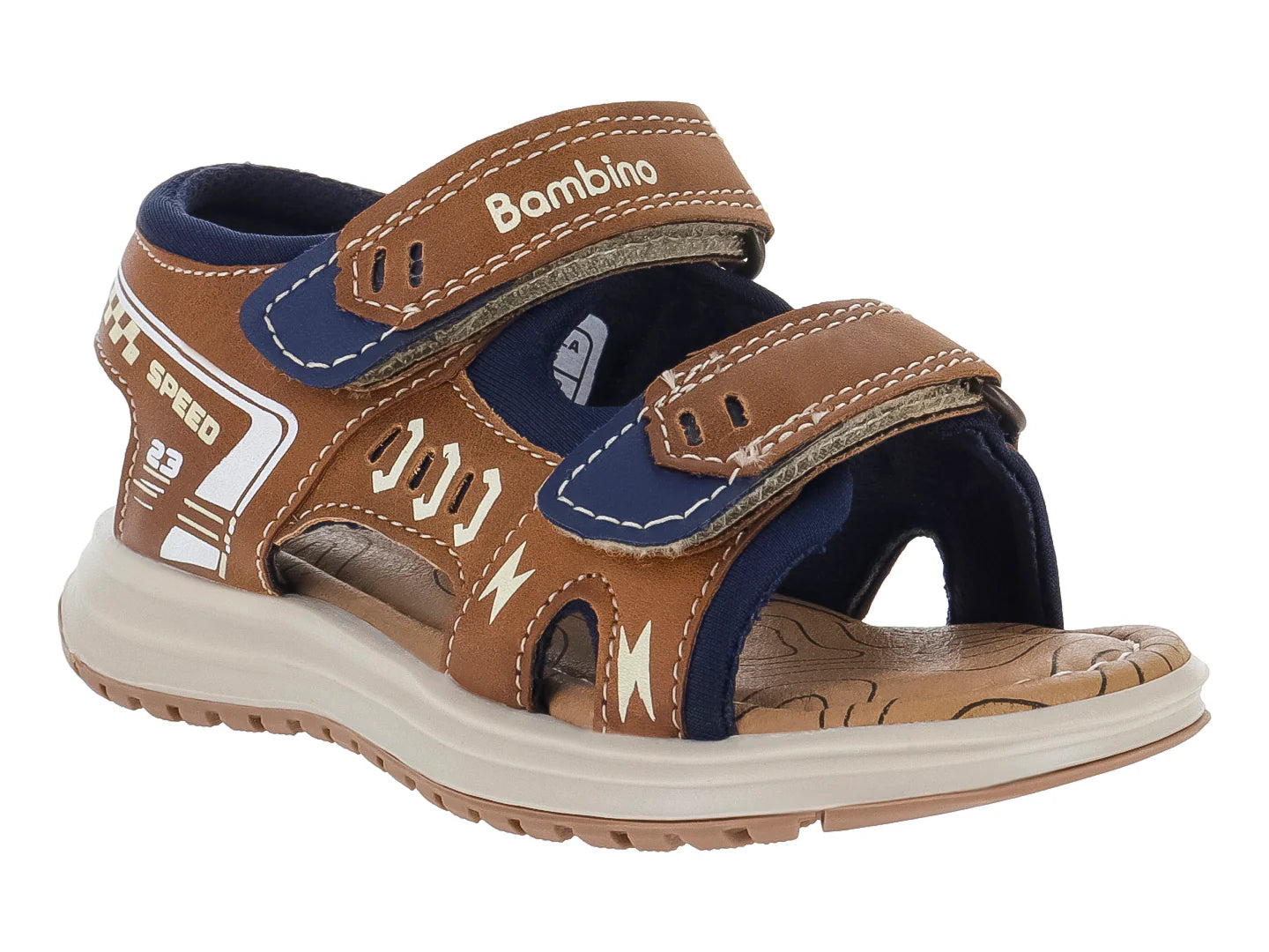 Sandalias Teen Bambino Café Marino para Niño