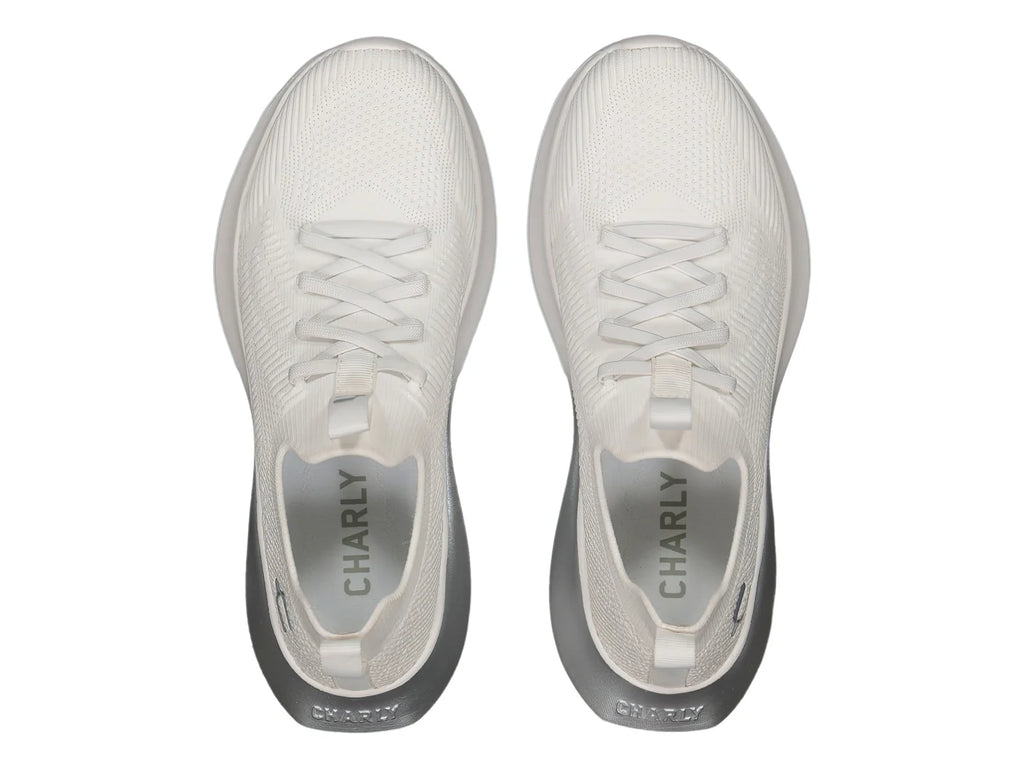 Tenis Charly Blanco y Plata para Mujer
