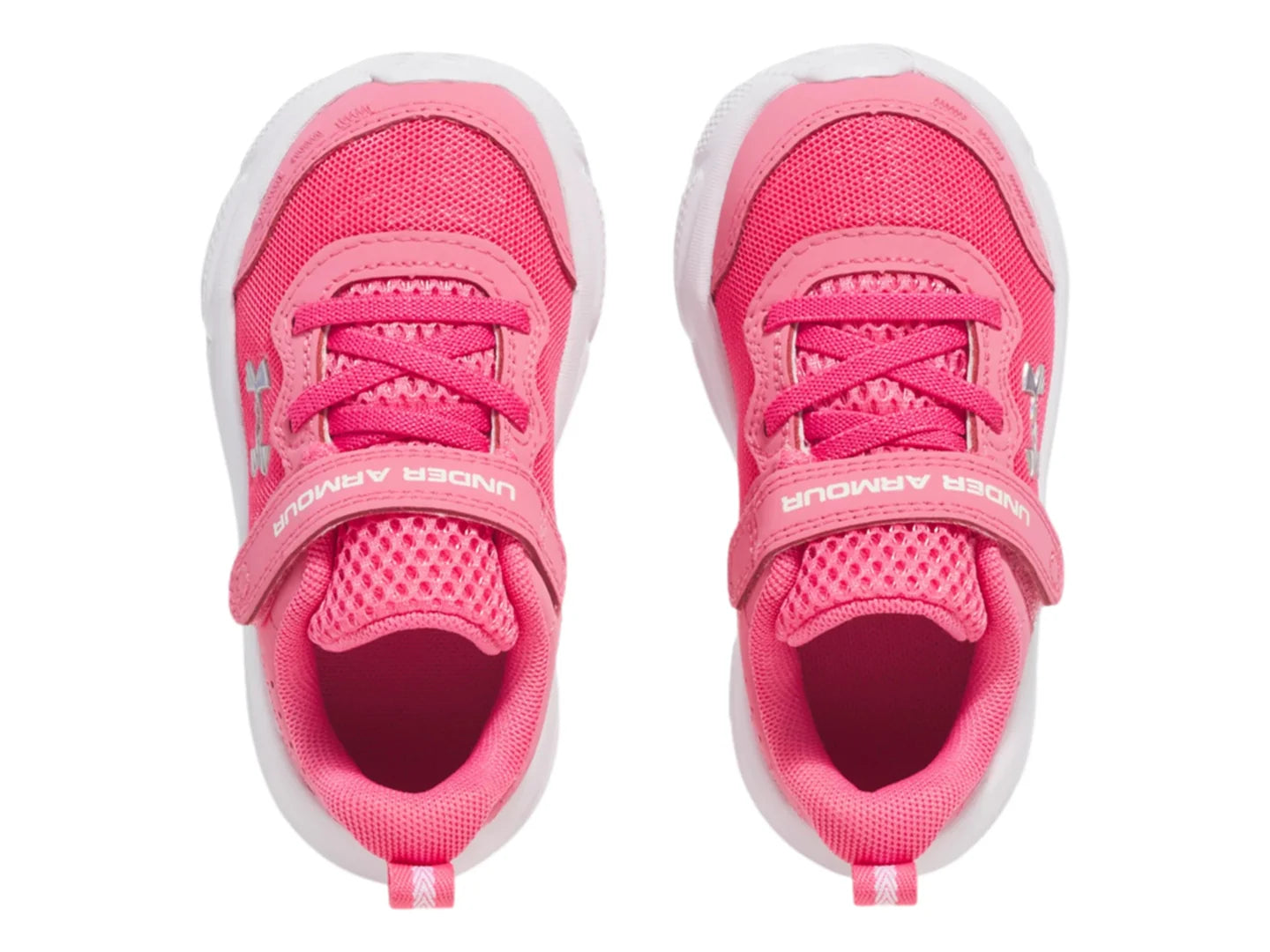 Tenis Under Armour Assert 10 Rosa y Blanco para Niña