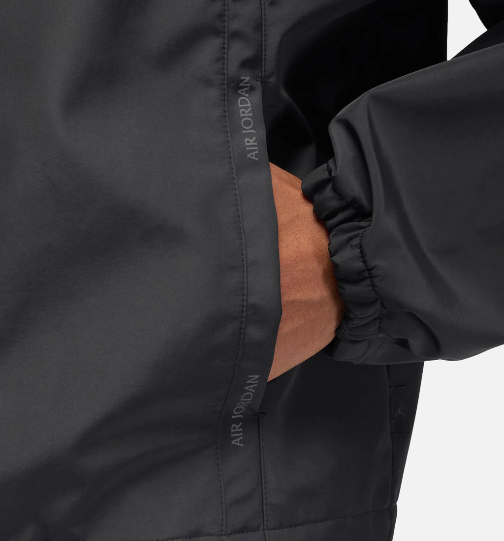 AJ Track Mens Jacket Off Noir