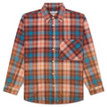 Logo Flannel Red Blue