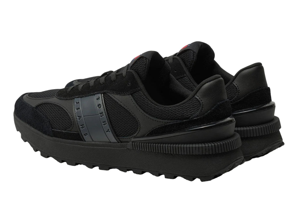 Tenis Tommy Hilfiger Technical Runner Negro para Hombre