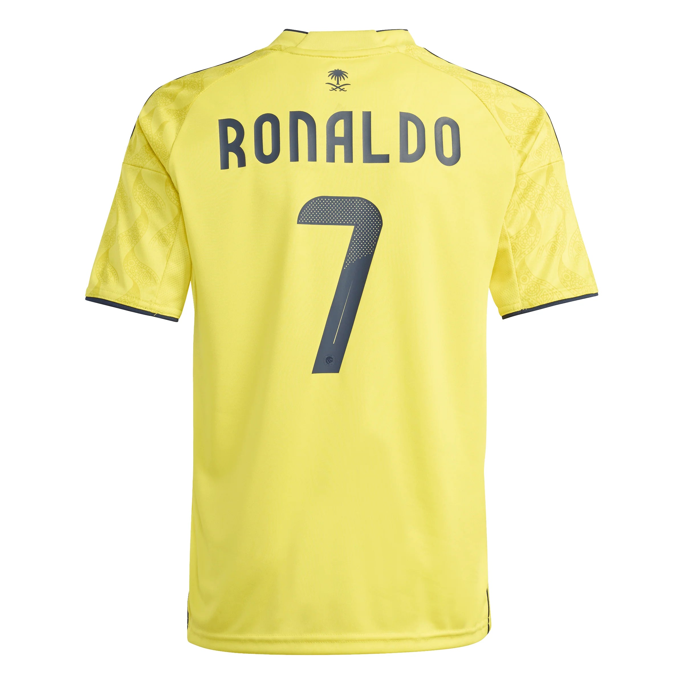 adidas Al Nassr FC Home Youth Soccer Jersey 25 26 Yellow Blue
