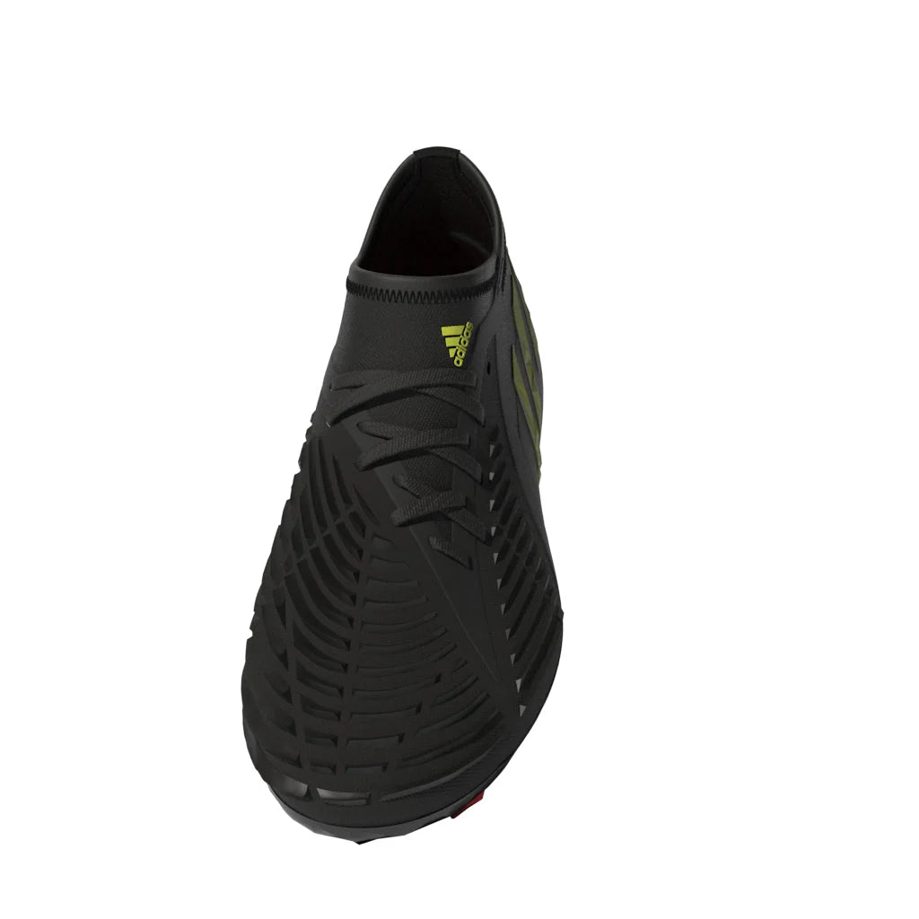 adidas Kids Predator Edge 1 FG J Soccer Cleats Black Yellow