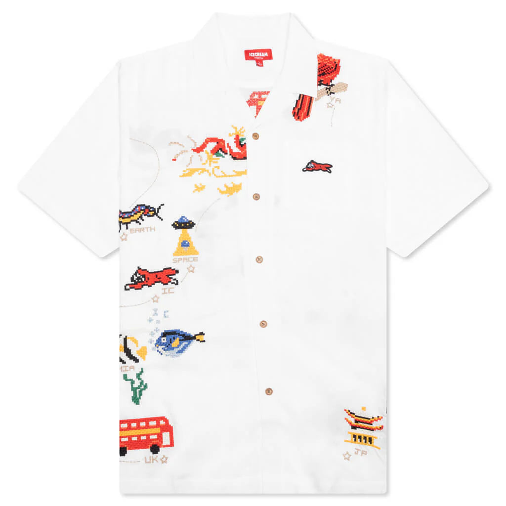 The Traveler S S Woven White