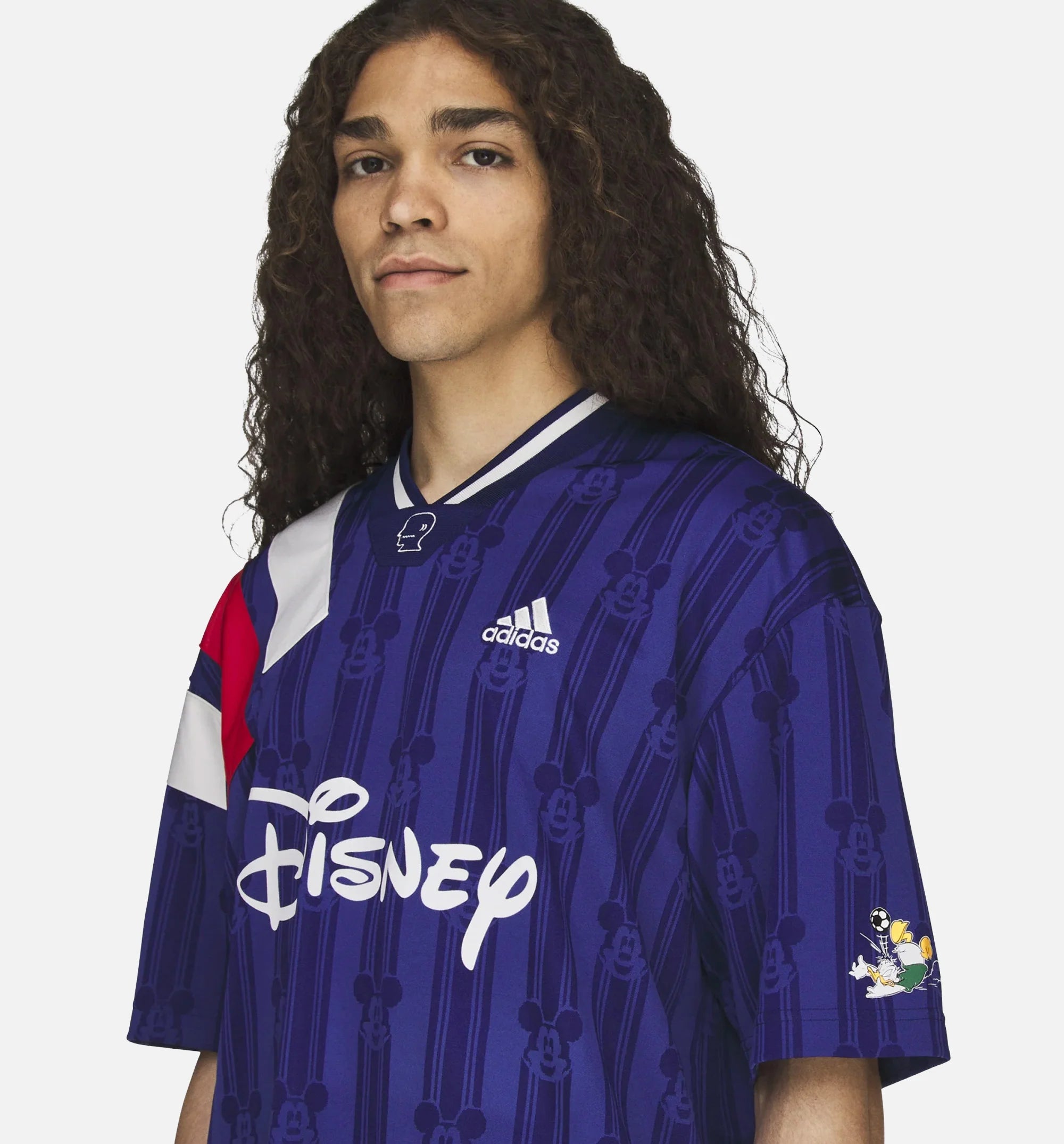 Originals x Brain Dead By Disney Mens Jersey Blue White Red