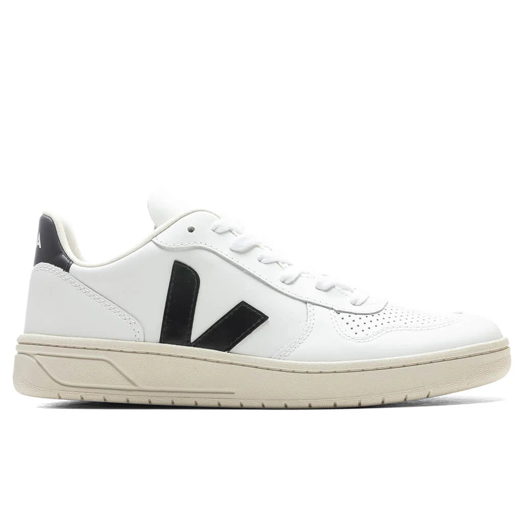 V 10 Leather Extra White Black