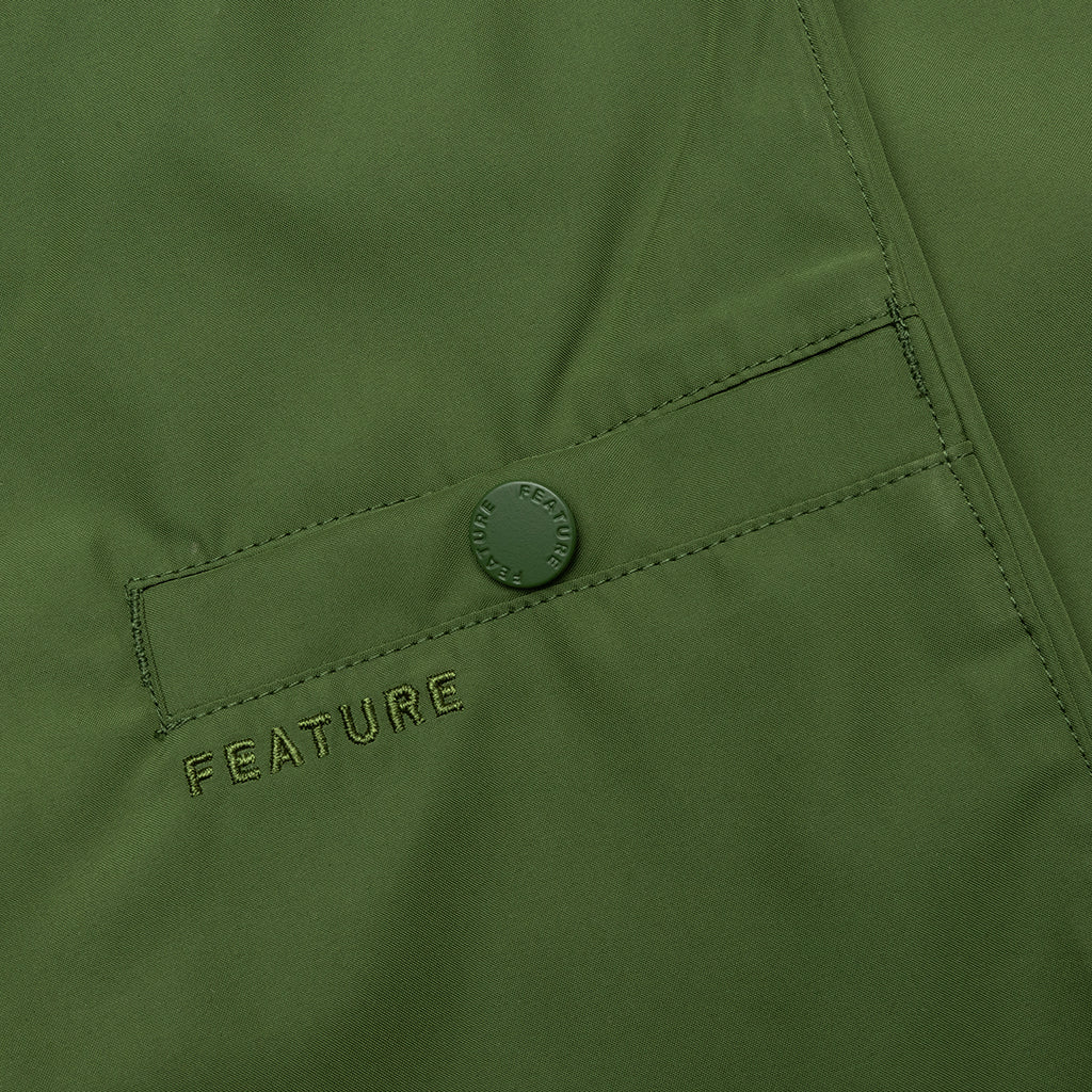 Andre Nylon Short Olive