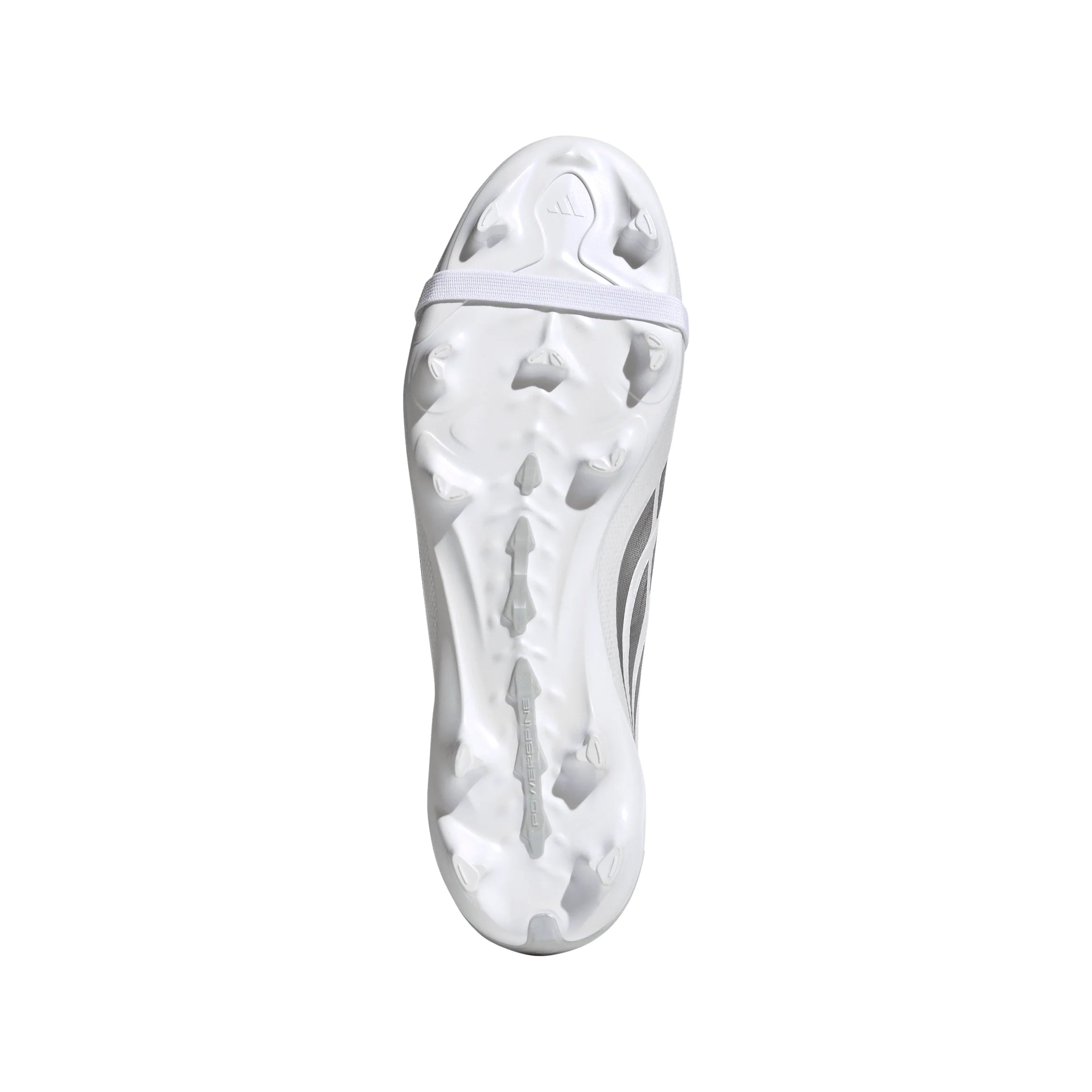 adidas Predator League Fold Over Tongue FG Firm Ground Mens Soccer Cleats White Zero Metallic Blue