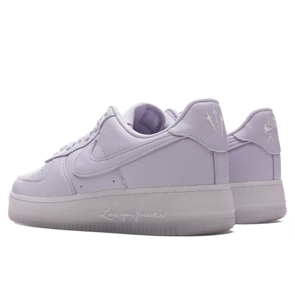 Nike x NOCTA Certified Lover Boy Air Force 1 Low Palest Purple Cobalt Tint