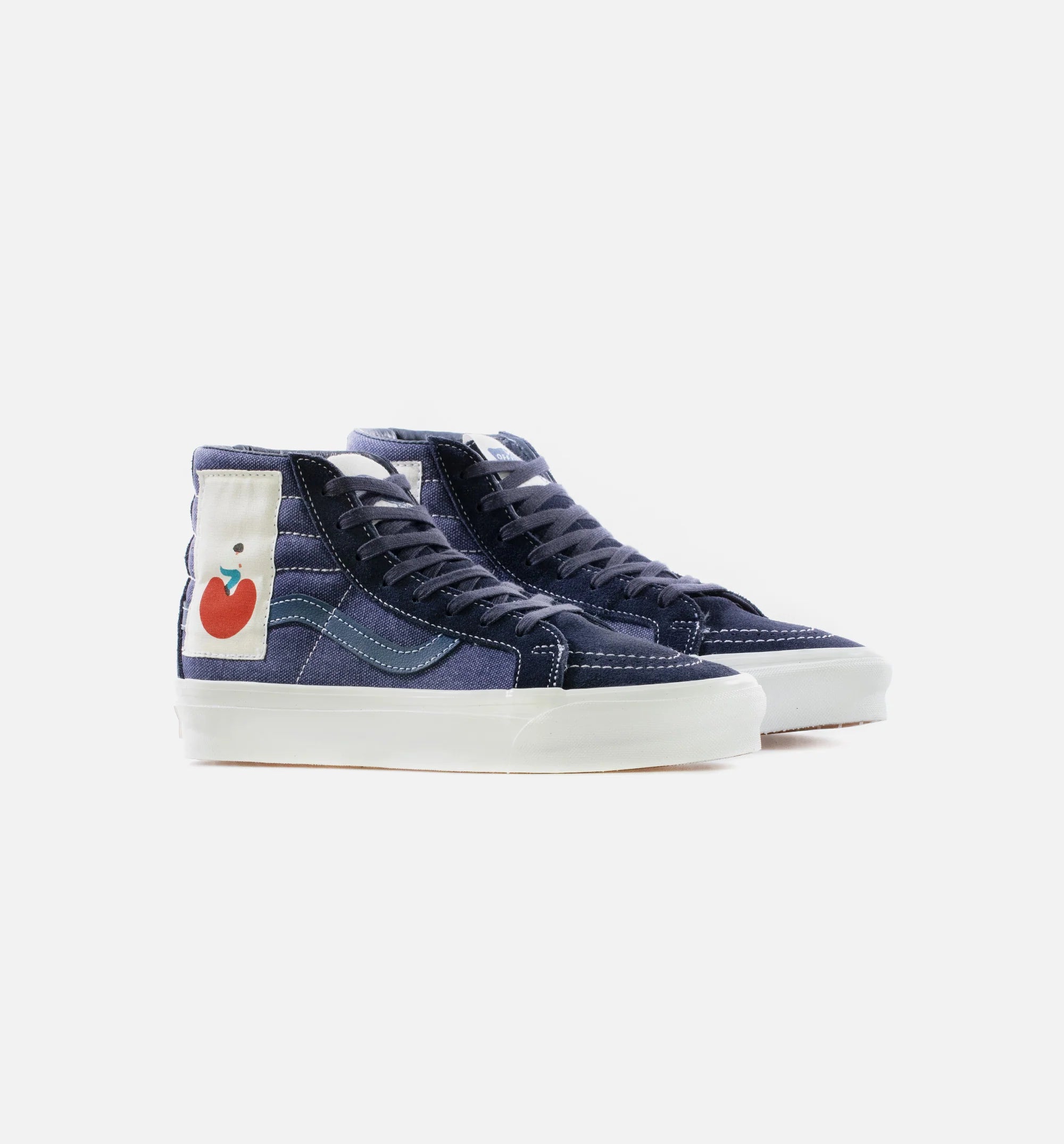 Geoff McFetridge Vault OG Sk8 Hi LX Mens Skate Shoe Navy White