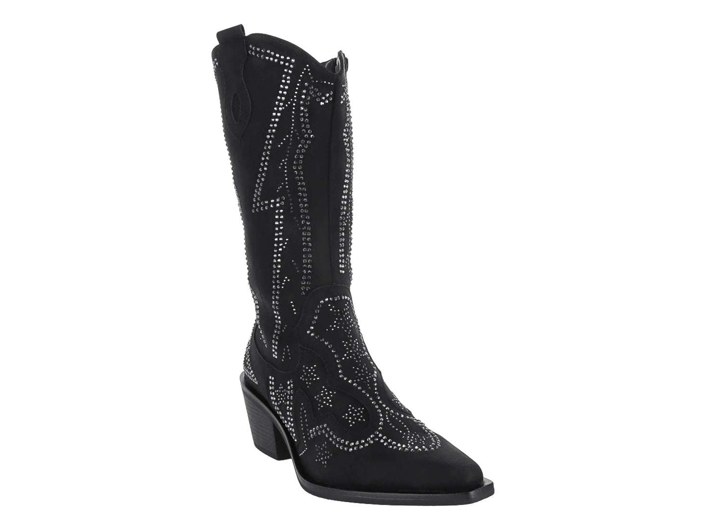 Botas Vaqueras ROZE Negro para Mujer