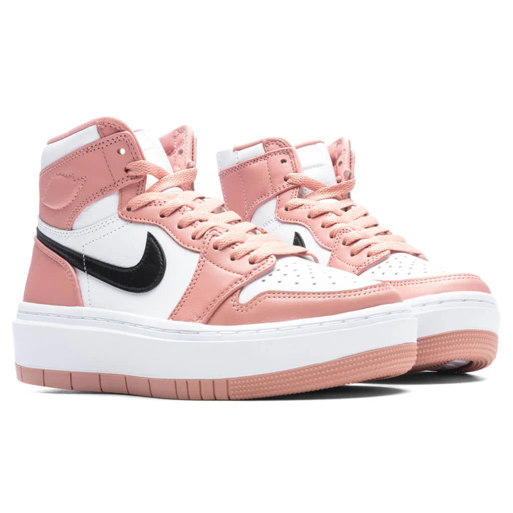 Womens Air Jordan 1 Elevate High Red Stardust Black White