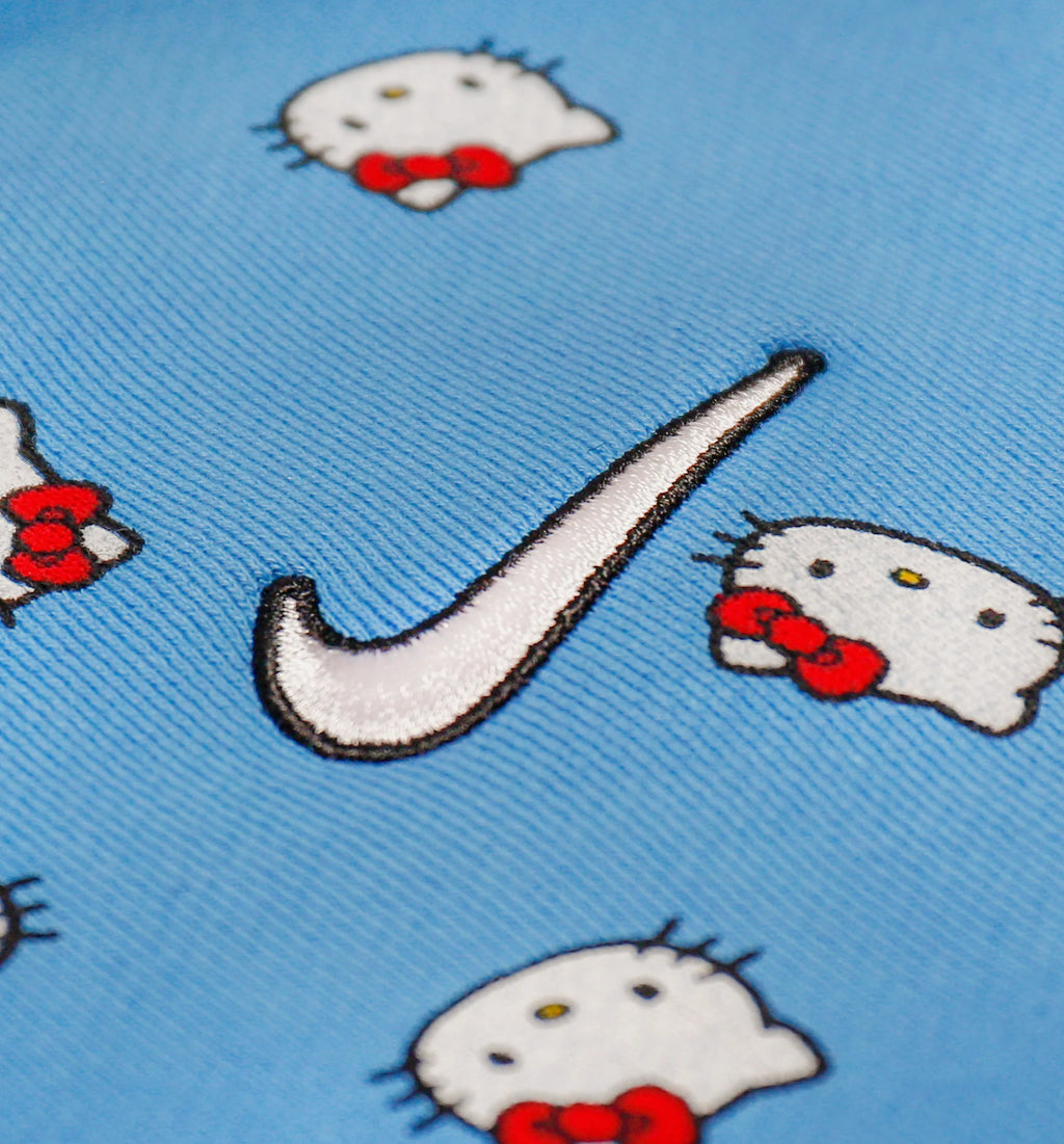 Hello Kitty Fleece Hoodie Mens Hoodie Blue
