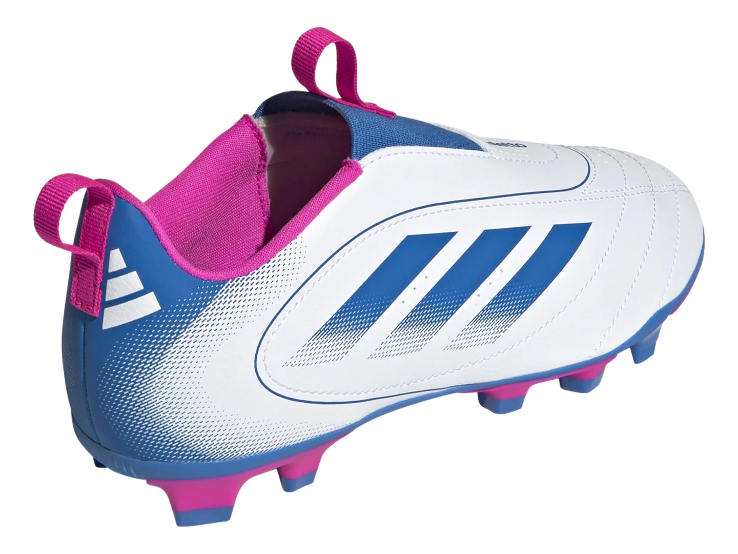Taquetes Adidas Goletto IX Blanco y Azul para Niño