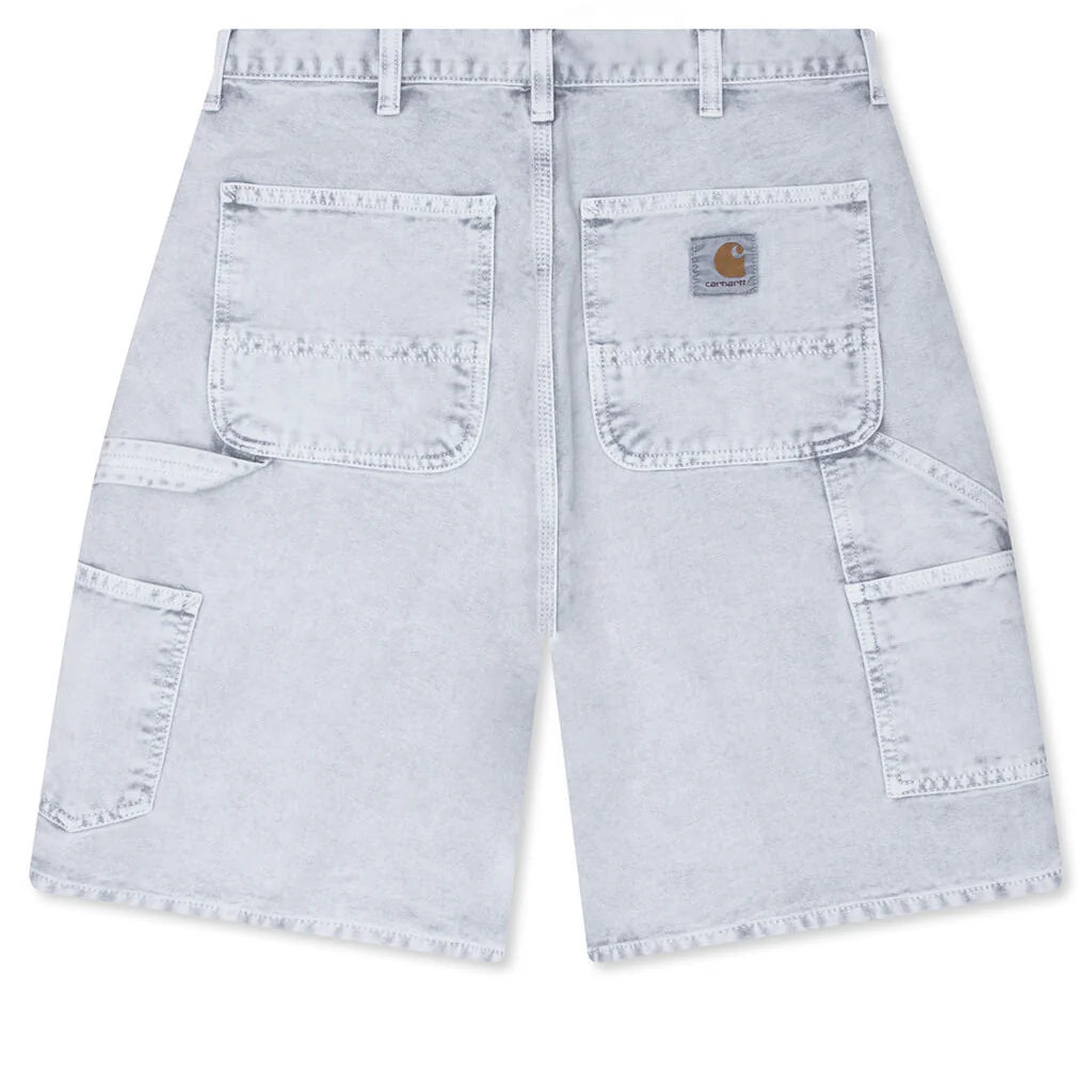 Single Knee Short Black Chalk Wash