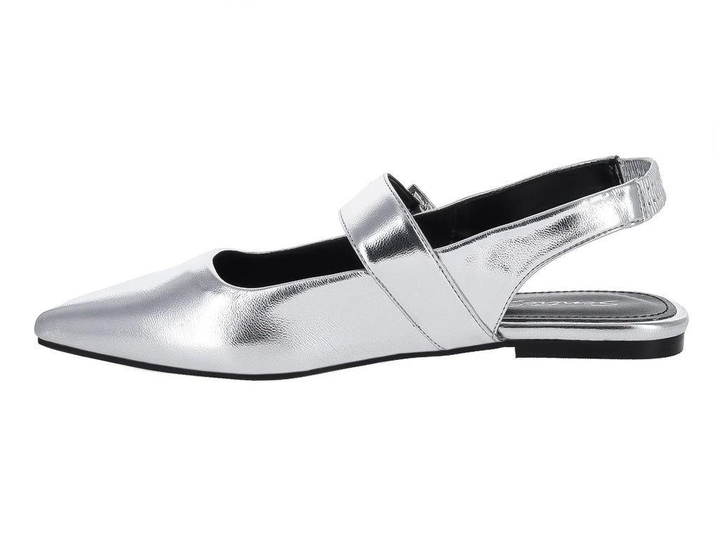 Zapatos Planos Senties Morgan Plata para Mujer