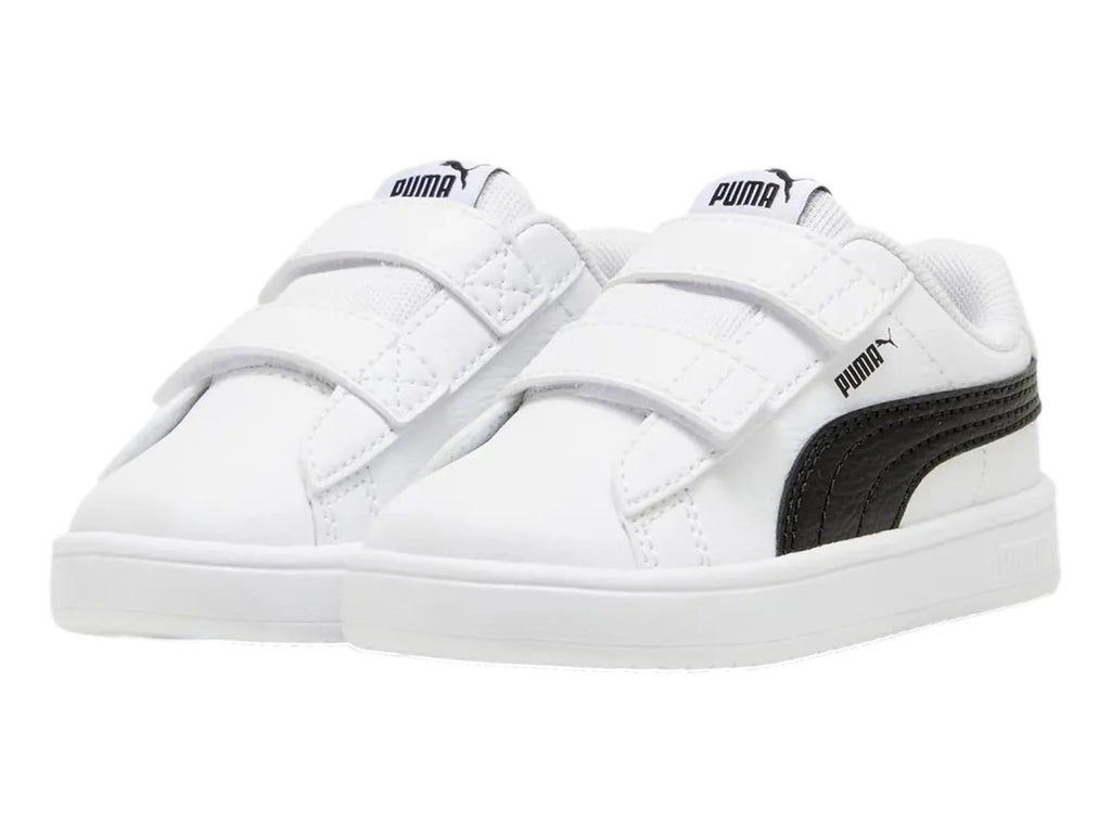 Tenis Puma Rickie Classic V Blanco y Negro para Niño