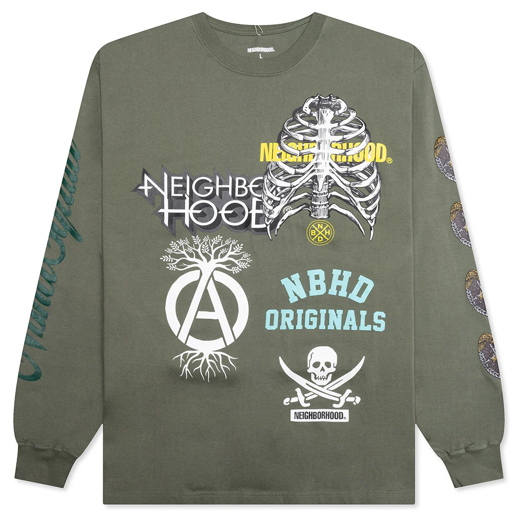 NH TEE LS 17 Olive Drab