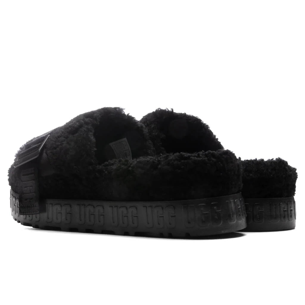 Womens Fluffita Slipper Black