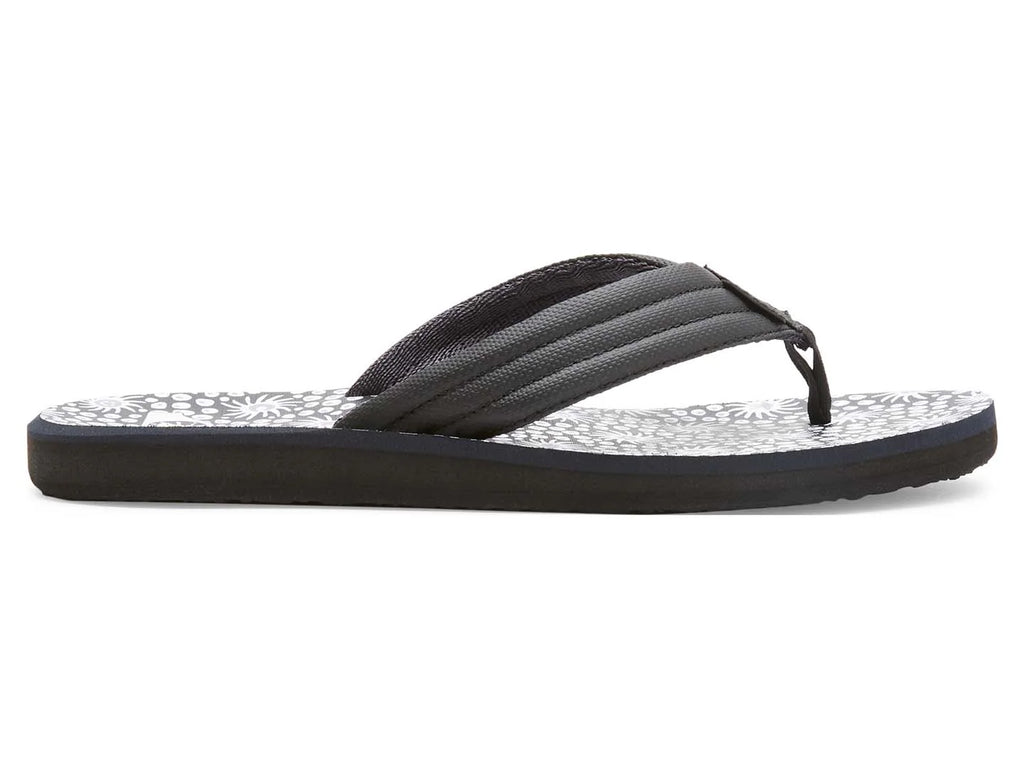 Sandalias Quiksilver Carver Print Negro Blanco y Gris para Hombre