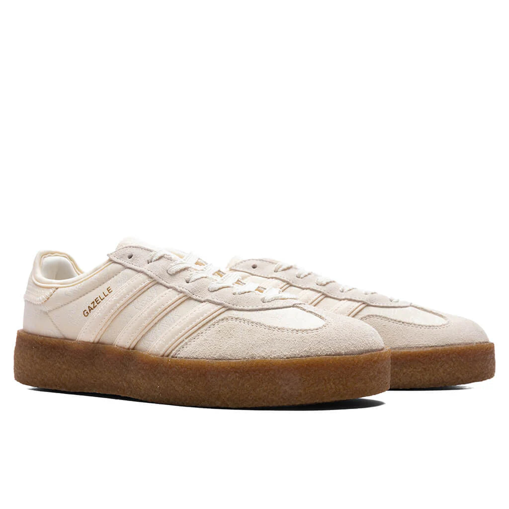 Adidas x CLOT Gazelle by Edison Chen Cream White Cloud White Gold Metallic