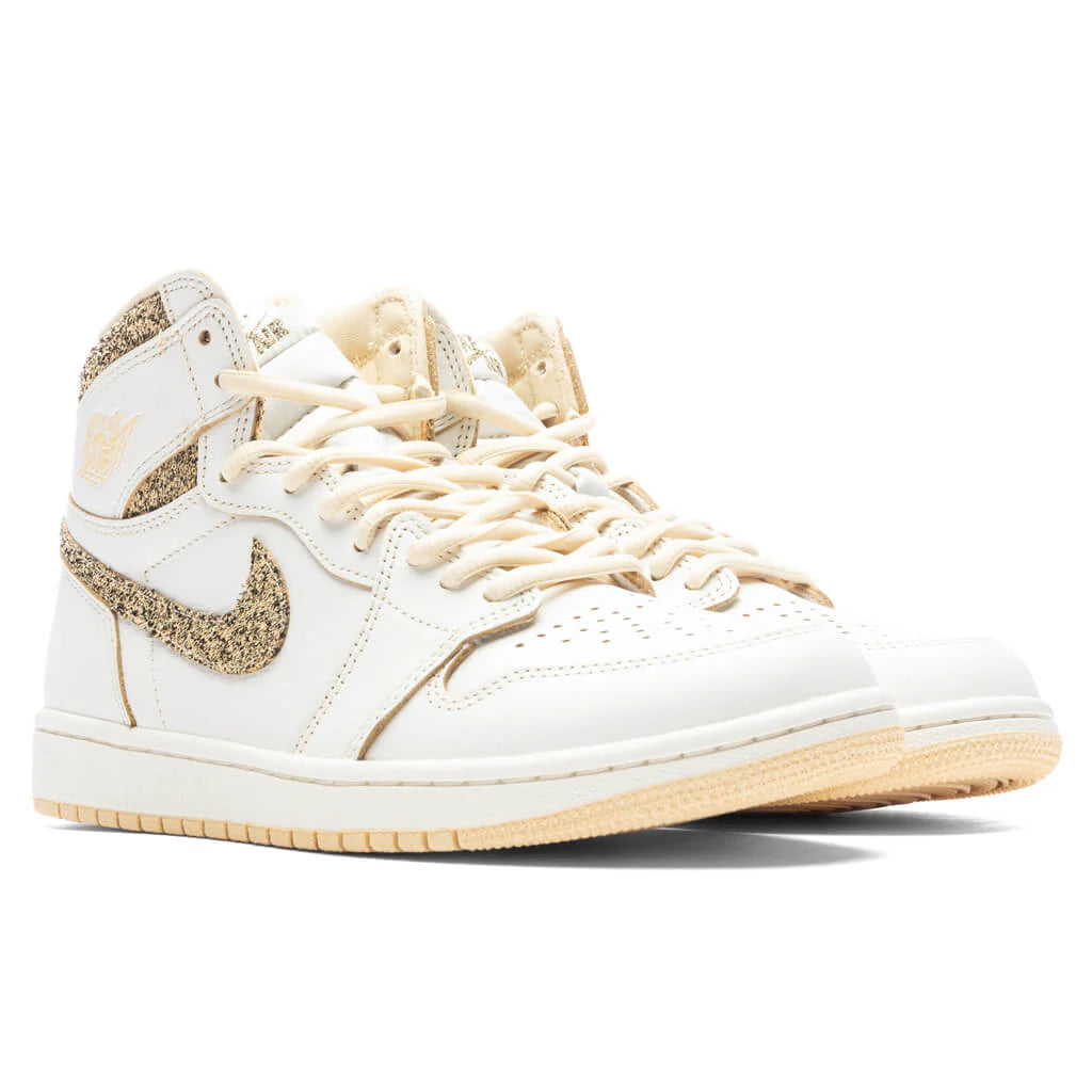 Air Jordan 1 Retro High OG Craft Vibrations of Naija Sail Pale Vanilla Black