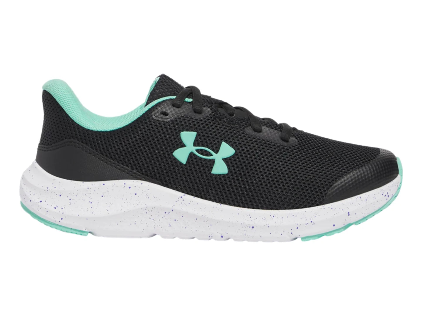 Tenis Under Armour Pursuit 4 Negro y Azul para Niña