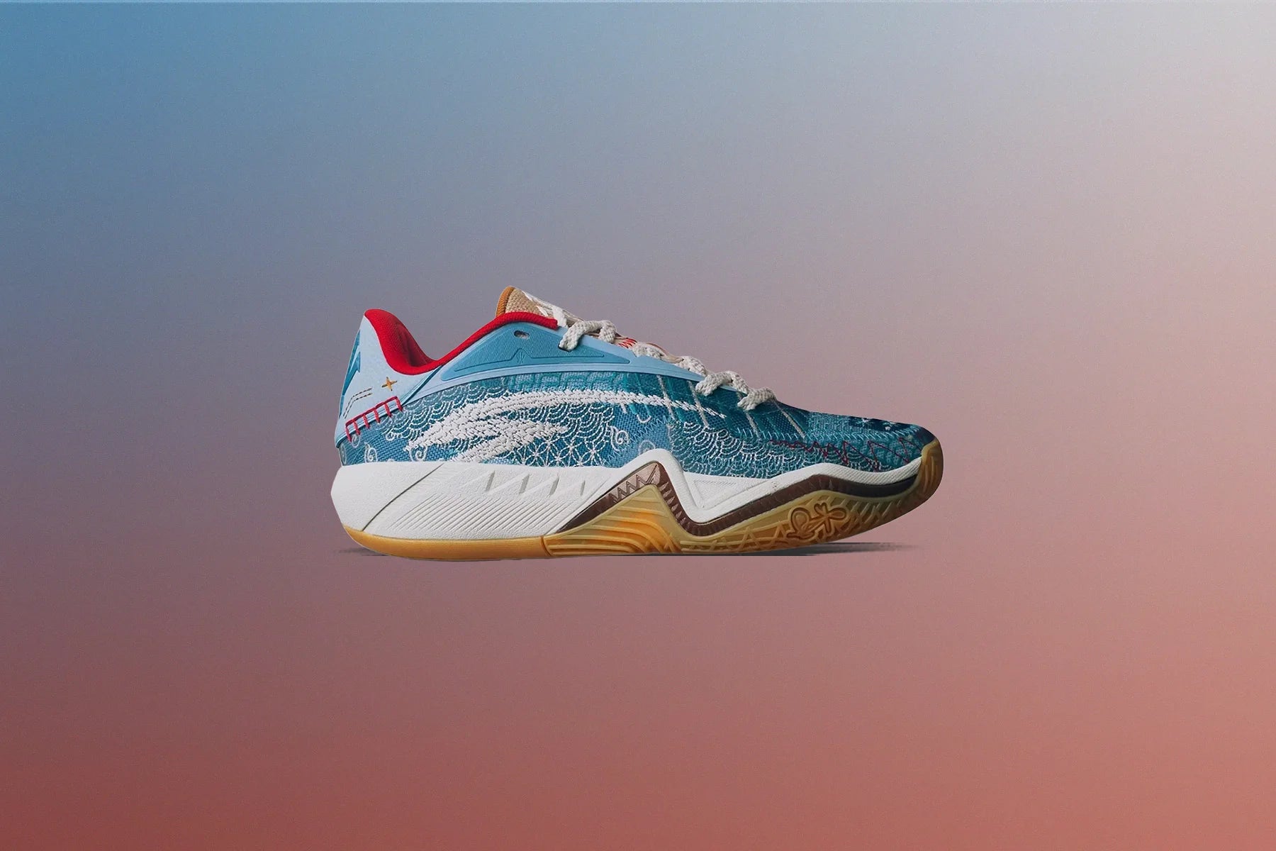 ANTA x Sneaker Politics KAI 3 Patchwork Sky Blue Off White Khaki