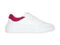 Tenis Skechers Court Classics Blanco y Fucsia para Mujer