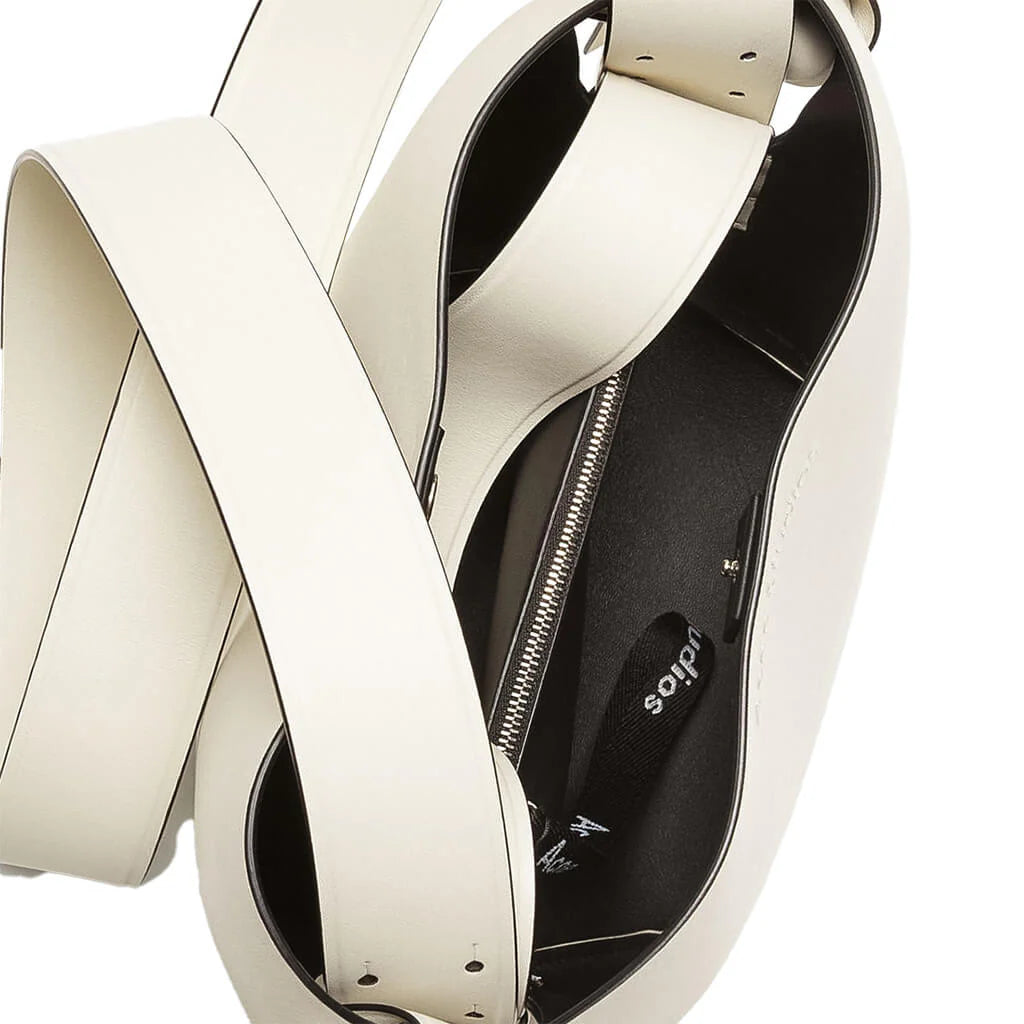Musubi Mini Shoulder Bag White Black