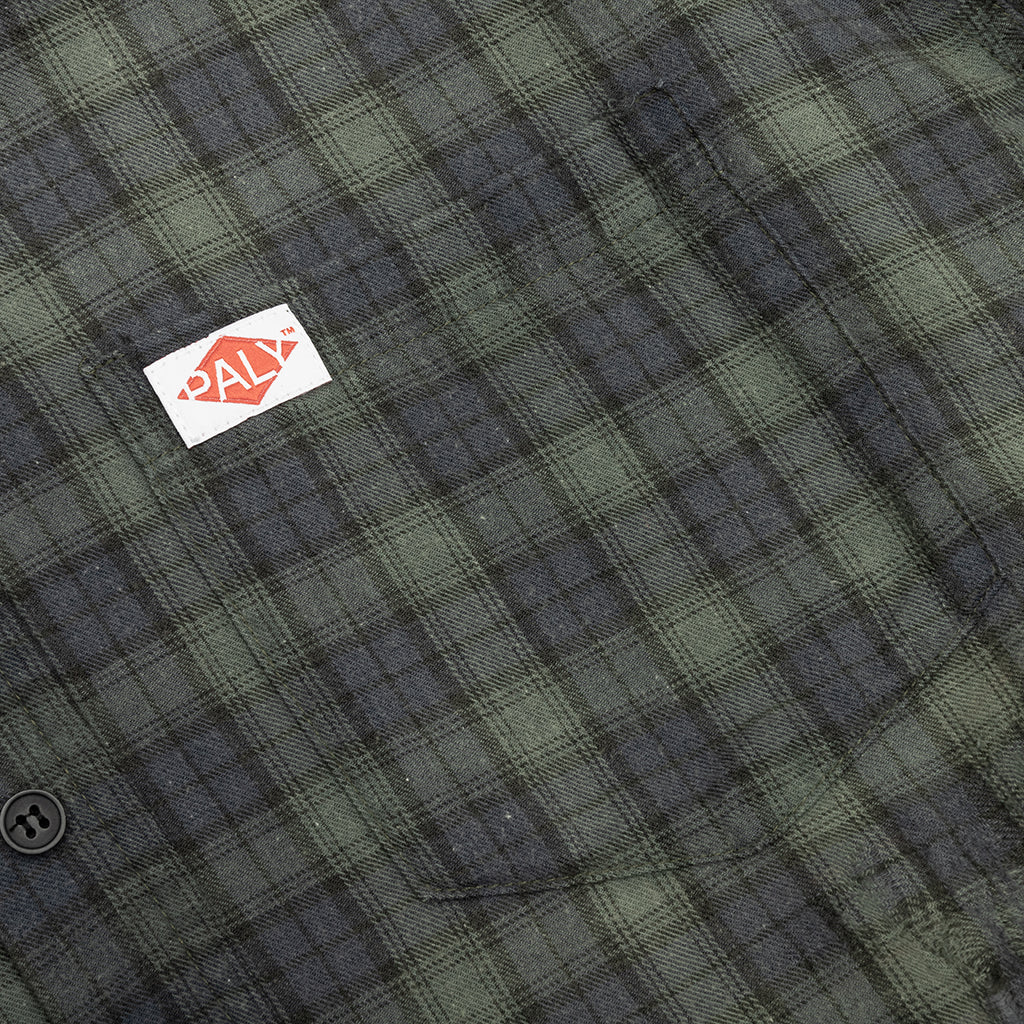 Dockweiler Flannel Overshirt Navy