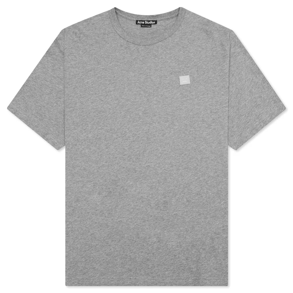 Relaxed Fit T Shirt Light Grey Melange
