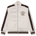 Pin Tuck Track Top Stone