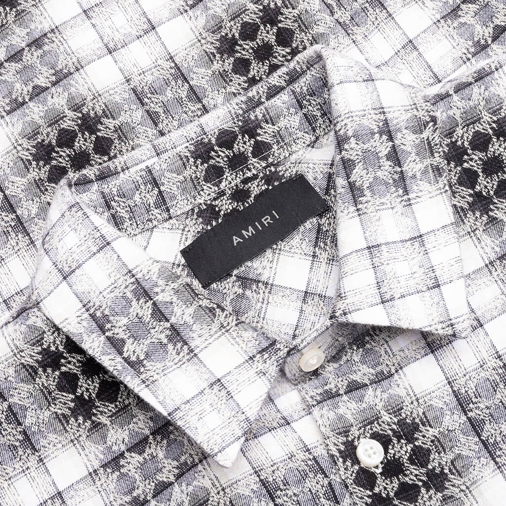 MA Quad Jacquard Flannel Black