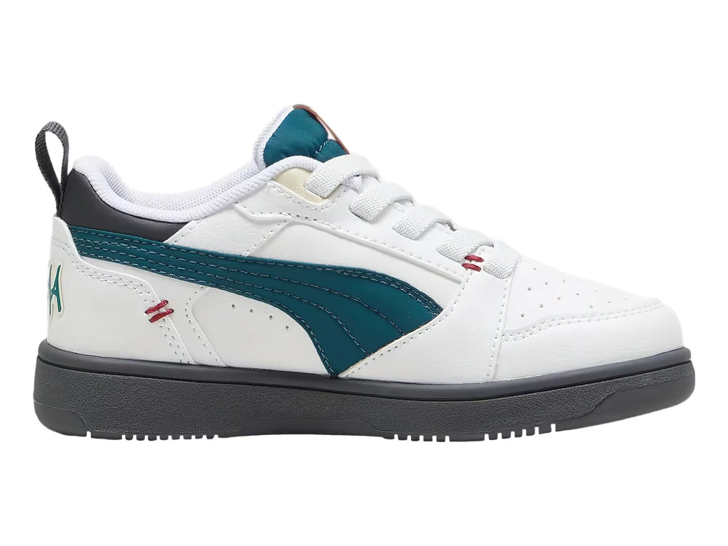 Tenis PUMA Rebound V6 Lo Mid 90s Blancos para Niño