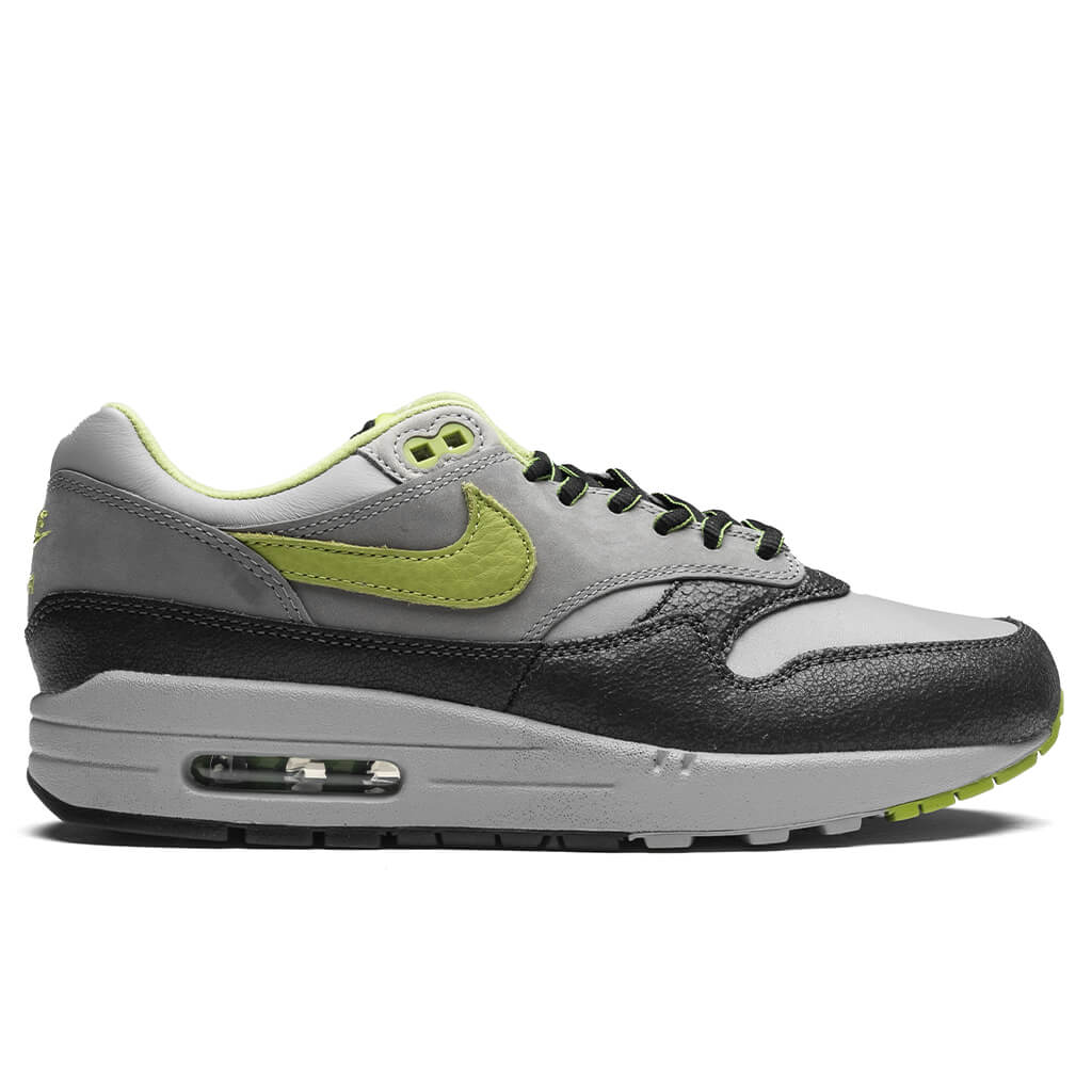 Nike x HUF Air Max 1 Pear Green Anthracite Pear Medium Grey Flat Pewter