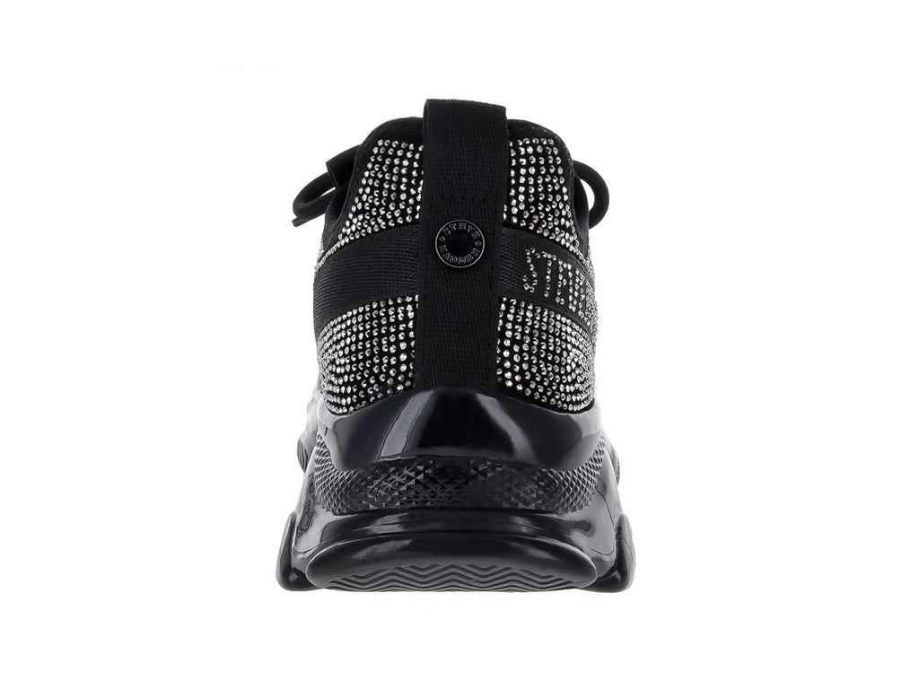 Tenis Steve Madden Negro Plata para Mujer