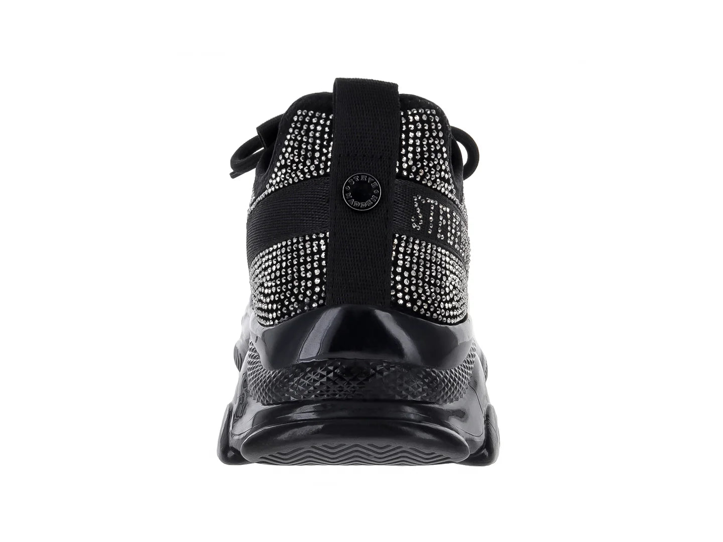Tenis Steve Madden Negro Plata para Mujer