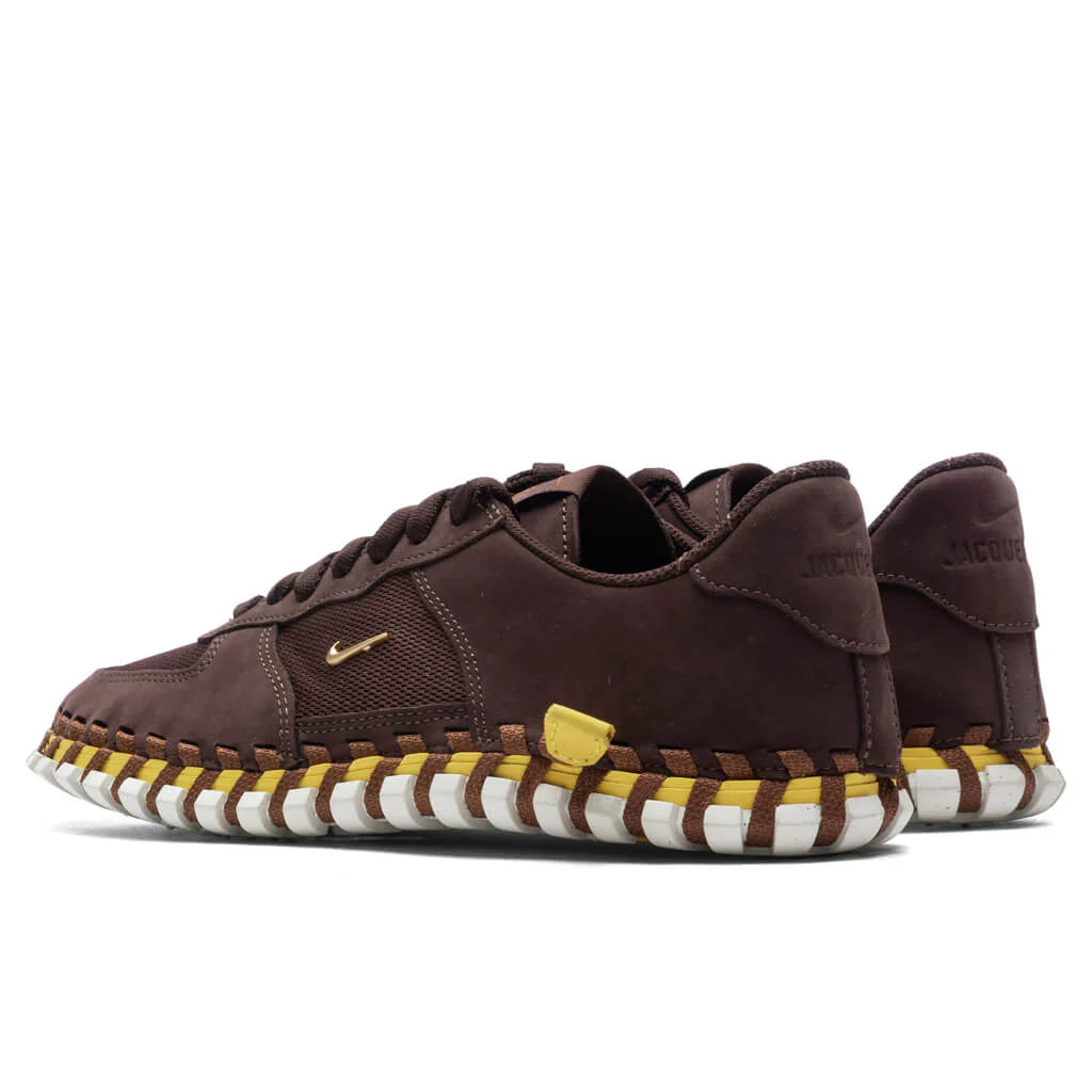 Nike x Jacquemus Force 1 Low LX SP Earth Metallic Gold Blue Lightning