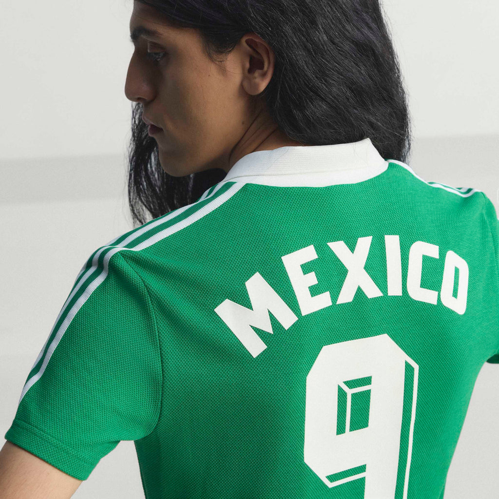 adidas Mexico Home Mens Soccer Jersey 1986 Green