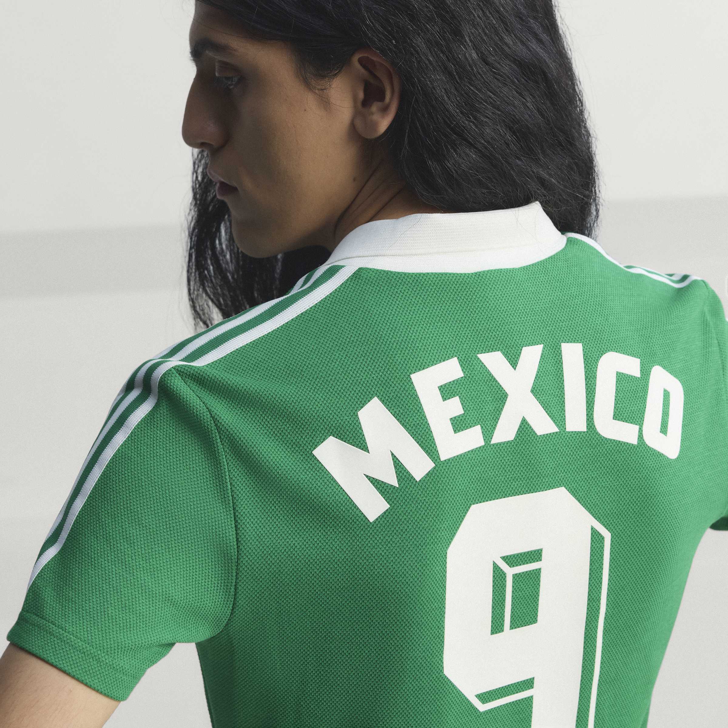 adidas Mexico Home Mens Soccer Jersey 1986 Green