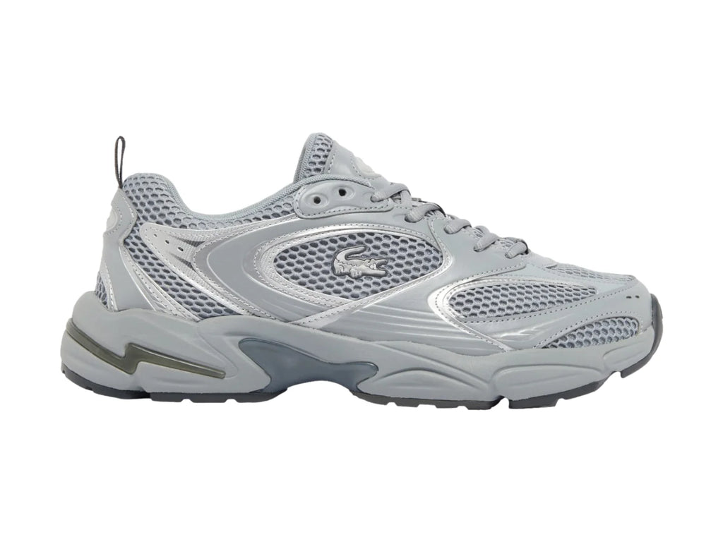 Tenis Lacoste Storm 96 Gris y Plateado para Hombre