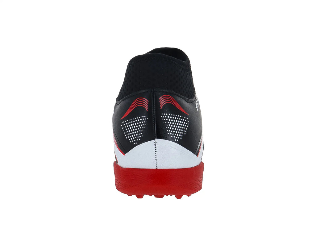 Tenis de Fútbol Turf Furia Negro y Rojo para Hombre