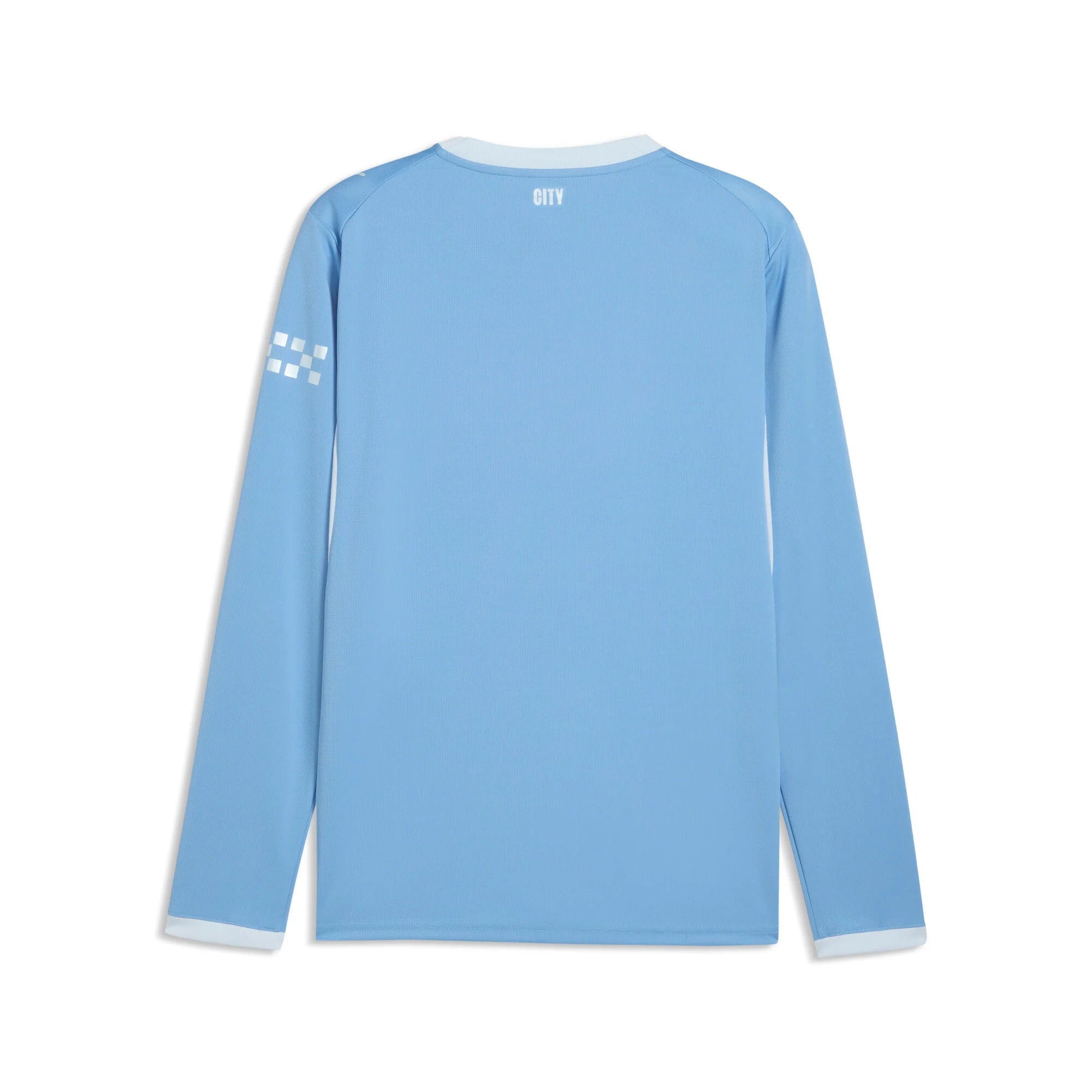 PUMA Manchester City Home Long Sleeve Mens Soccer Jersey 2026 Light Blue Icy Blue