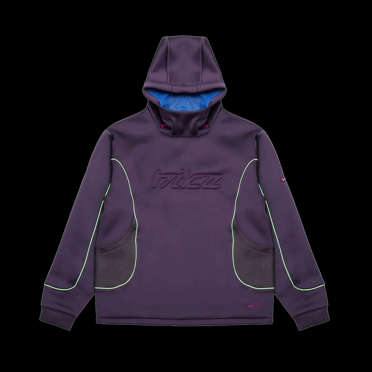 Nike Project FROG Bubble Mesh Hoodie Dark Raisin Brilliant Blue Vivid Purple